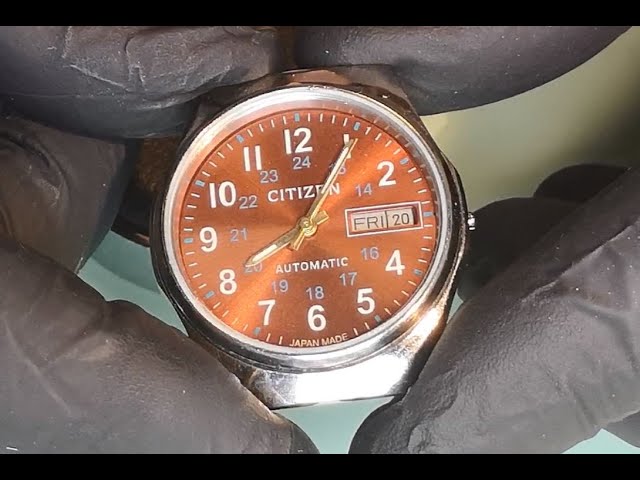 Restoration of a Vintage Citizen Watch with Miyota 8200A Automatic Movement Part 1 Disassembling