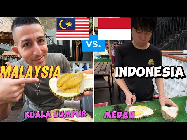 Malaysia vs. Indonesia – (DURIAN KING IS...?!) Which Country Has the Best Durian?