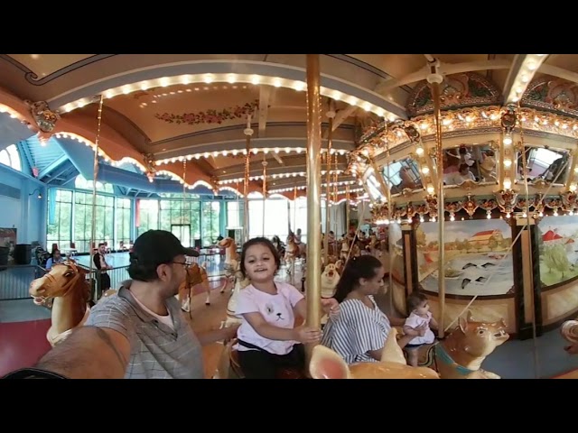 360 video of the Carousel at the Philadelphia Please Touch Museum Spinning!