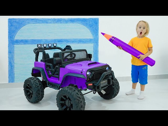 Chris turns painting into real toys