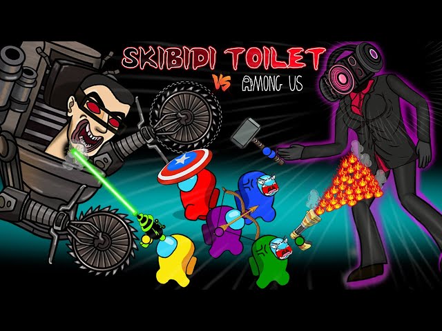 Skibidi Toilet 77 DEAD: Among Us 2D Animation Game