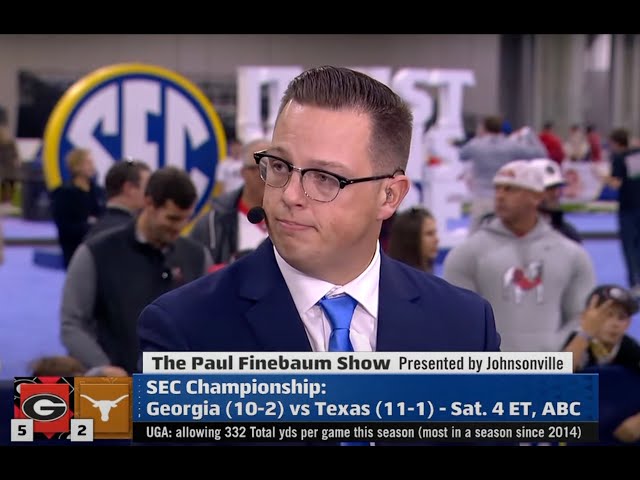 The Film Guy Joins The Paul Finebaum Show | SEC Championship Preview Georgia vs Texas