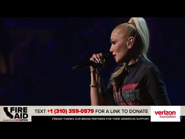 Don't Speak - No Doubt (Live) at Fire Aid LA Benefit Concert