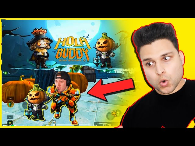 New PUMPKIN HOLA BUDDY PET of Wynnsanity in PUBG MOBILE 🔥CRATE OPENING