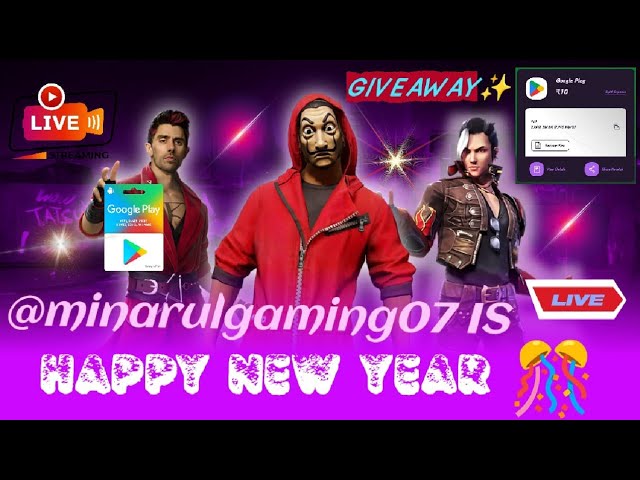 FREE FIRE LIVE CUSTOM ROOM GIVEAWAY ❤️✨ TEAM CODE GIVEAWAY #ff #fflive #giveaway #gyangaming