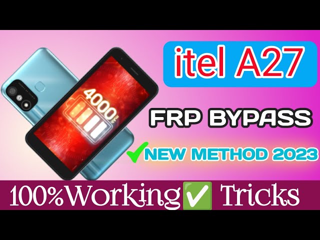 Itel A27 FRP BYPASS//New Method Google account Bypass itel A27//How to Unlock itel A27 FRP Bypass