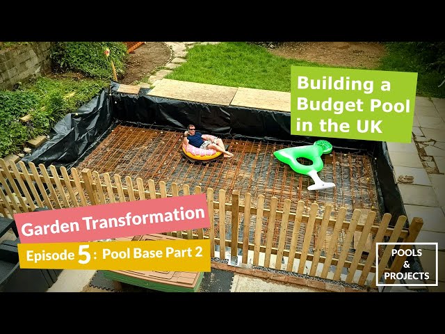 Ep.5 - Adding Floor & Wall Steel in the pool Base: Building a heated DIY Swimming Pool in the UK