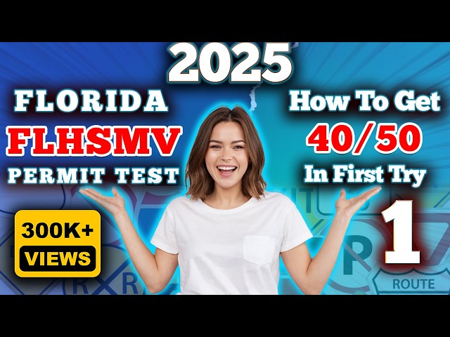 Florida  Permit Test 2025 | Florida DMV Permit Test | Florida DMV Practice Test - 1