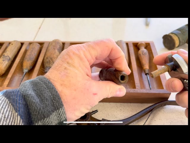 Leather Awl Restoration @InMyBusyLittleShop