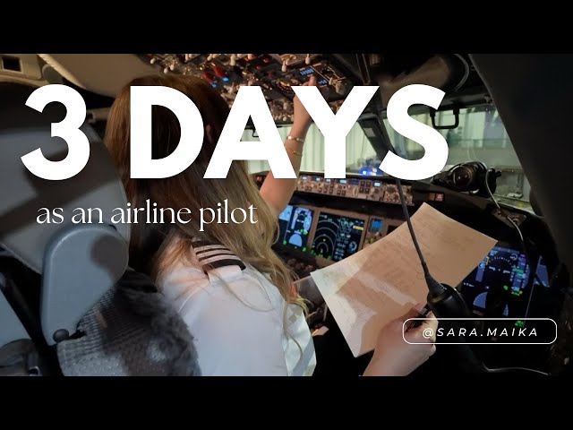 A Realistic 3 Day Trip as an Airline Pilot