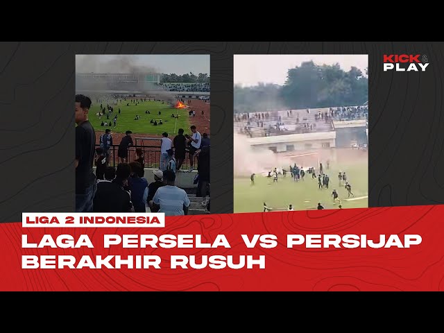 Suporter Rusuh, Pertandingan Persela Lamongan vs Persijap Jepara Dihentikan