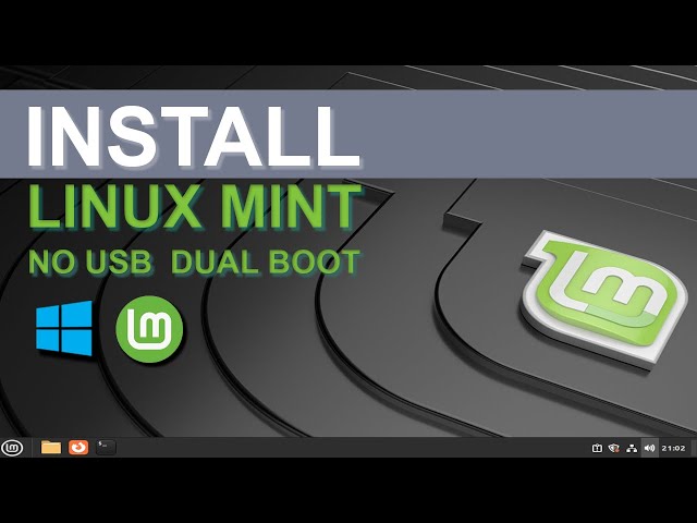 How To Install Linux Mint Without USB Drive | Dual Boot With Windows | UEFI