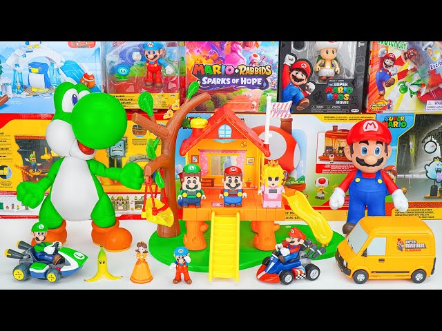 Super Mario Bros Unboxing Toys Review ASMR | Super Mario Bros Deluxe Tree House Playset | Lego Mario