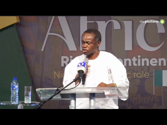 The platform NIGERIA 2023 (Africa can, Africa will) Prof Patrick Lumumba