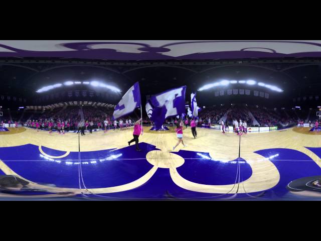 K-State Athletics | WBB Team Entrance - 360 Video