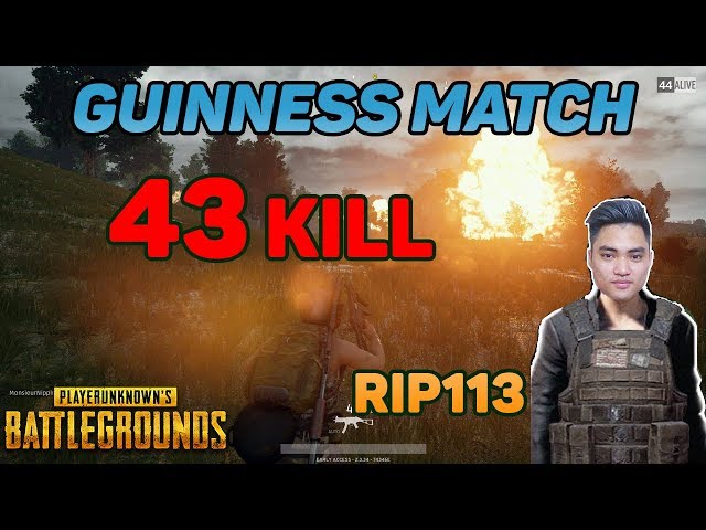 GUINNESS MATCH - Rip113 43 Kill SOLO VS SQUAD [AS] - PUBG Highlights Top 1 #5