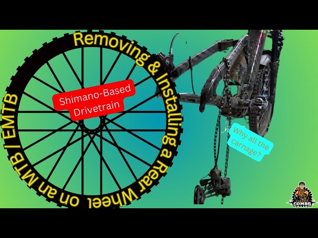 MTB / EMTB technique to remove & install a rear wheel for a Shimano-based drivetrain