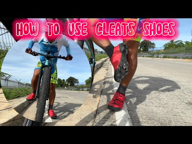 How to use cleats shoes ( tutorial ) #crosscountrymtb #fitness #sports #tutorial