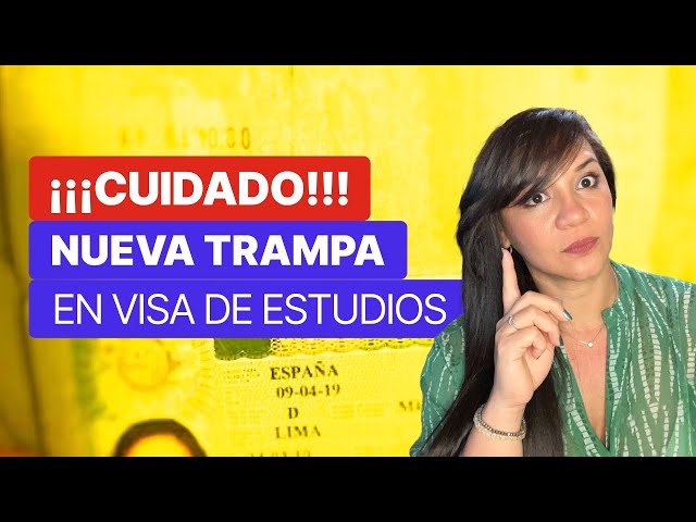 ¡Alerta! 🚨Nuevas Trampas en Visa de Estudios y Formación Profesional en España 😨⚠️