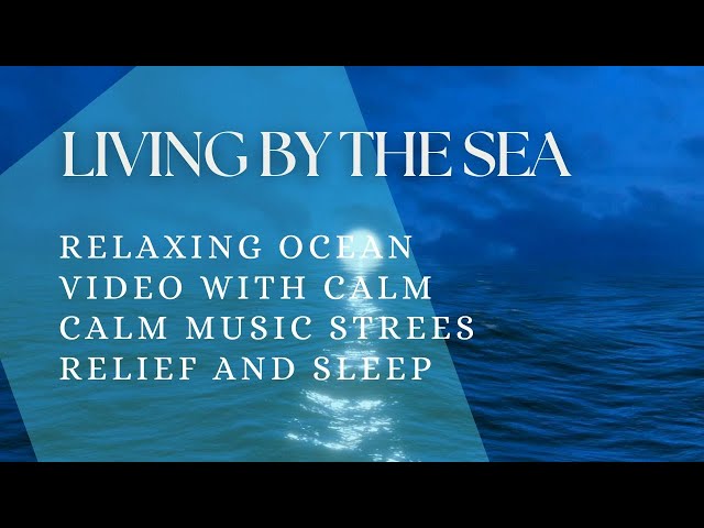 Relaxing SEA & MOON Music for Meditation and Sleep 🛌🌊🌕