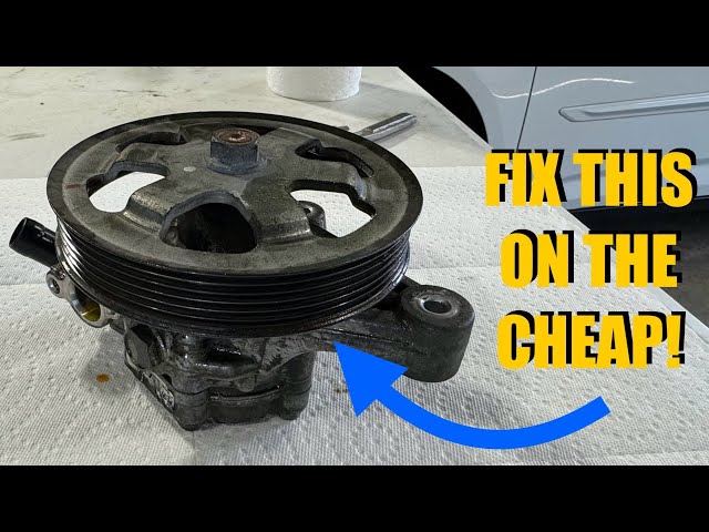 Honda Power Steering Pump Disassembly and Rebuild - Save Hundreds of Dollars!