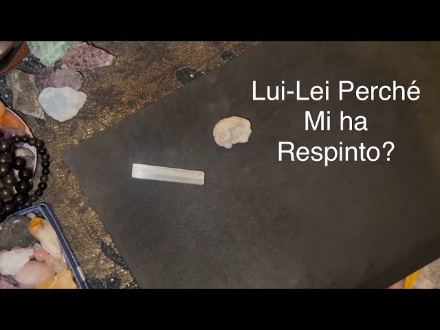 Lui -lei.  Perché mi ha respinto?