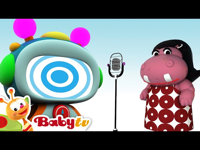 Hippa en un Concierto 🎤 | Juegos de colores y animales | Juguetes para niños @BabyTVSP