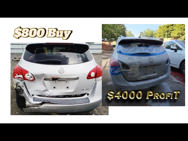 $800 Auction Gamble: Cheap Copart Car Flip Ends in Loss, Earns $10k Anyway!