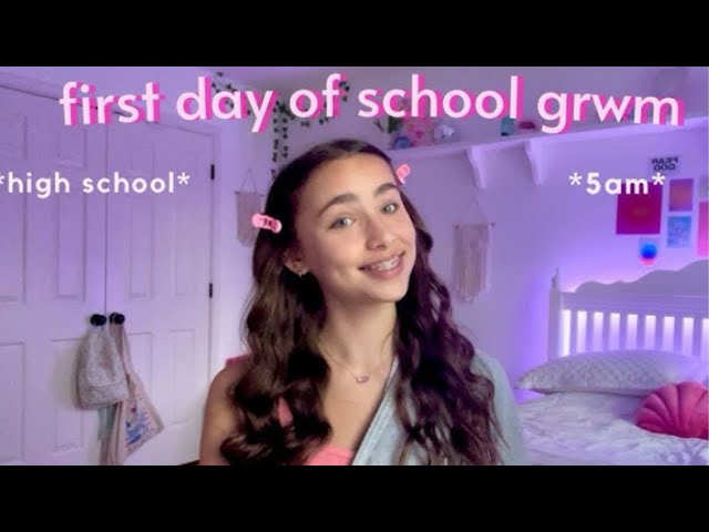 grwm for the first day of school *vlog*