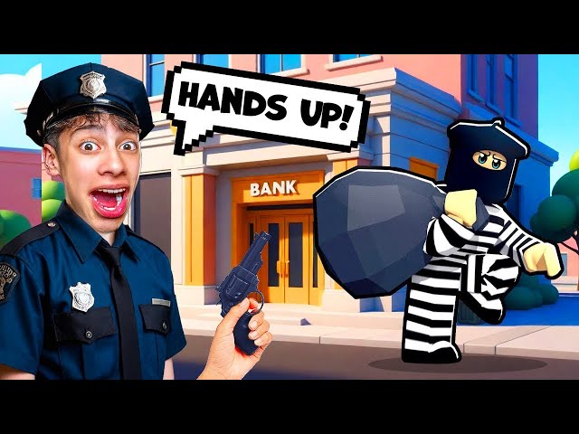 Epic Adventures As A ROBLOX COP! | Royalty Gaming