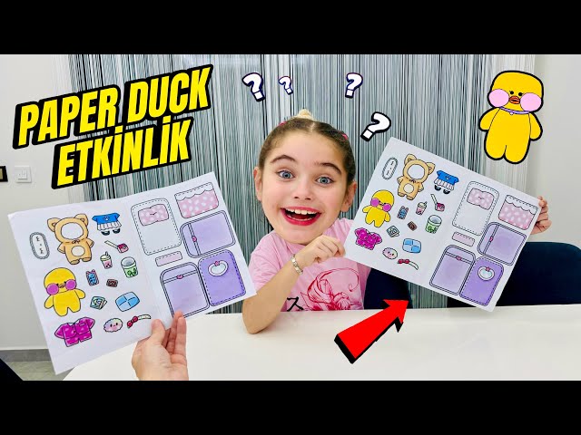 ELİF SİNEM PAPER DUCK ETKİNLİK !! CEPTE TAŞI PAPER DUCK OYUN ODASI !!