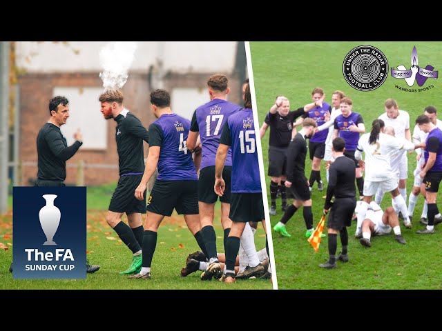 HORROR TACKLE CAUSES MASS BRAWL! 🤬🥊 SUNDAY LEAGUE NATIONAL CUP HIGHLIGHTS