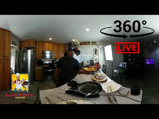 360 Cooking LIVE wit AB Pork Chops | 360 VR Kitchen