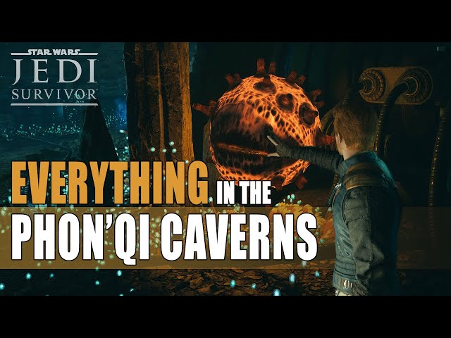 Phon'Qi Cavern - ALL COLLECTIBLES: Star Wars Jedi Survivor Walkthrough