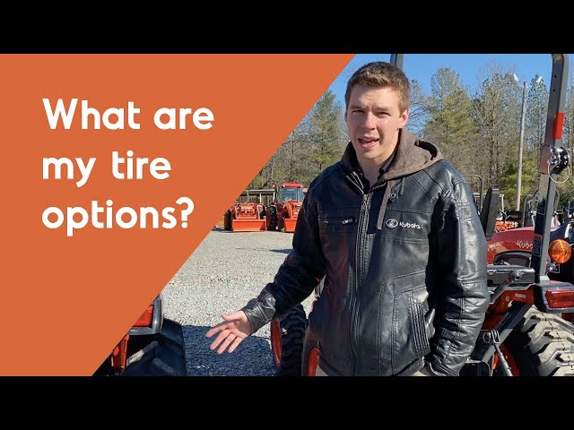 What are my tractor tire options?