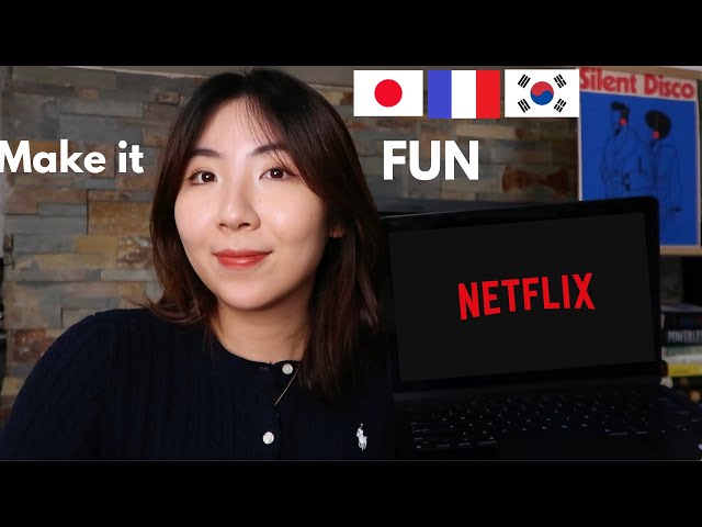 How I learn 3 languages by watching Tv on Netflix (Japanese, French & Korean)