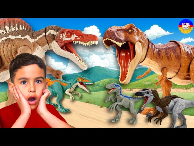 Littlehenleycool Plays with Dinosaurs!