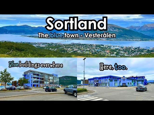 Sortland - Why are all buildings blue? | Vesterålen