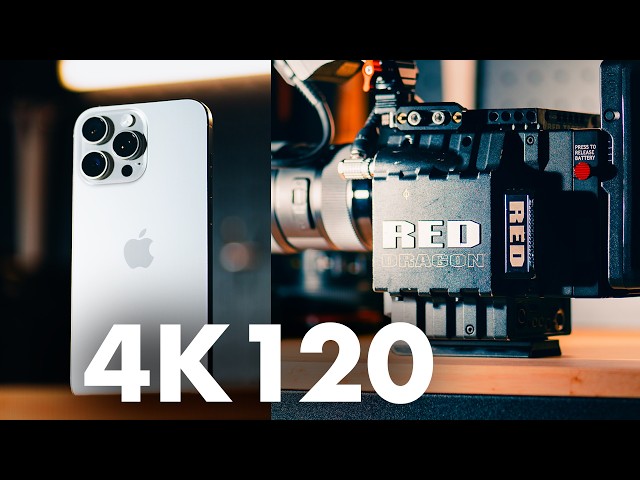 iPhone 16 Pro Max vs $30,000 Cinema Camera | 4K 120FPS SHOWDOWN