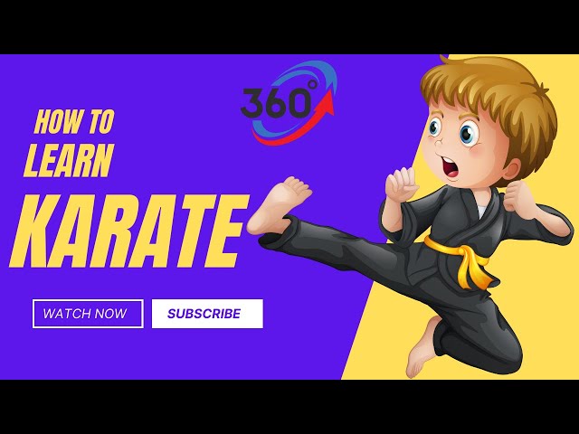 360 Video How To Learn Karate  For Kids |10 Minute Beginner Lesson! |  The Childhood Life P2