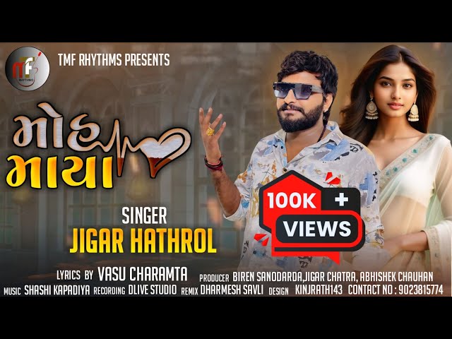 મોહ માયા | Moh Maya | Jigar Hathrol | Gujarati New love Song 2024