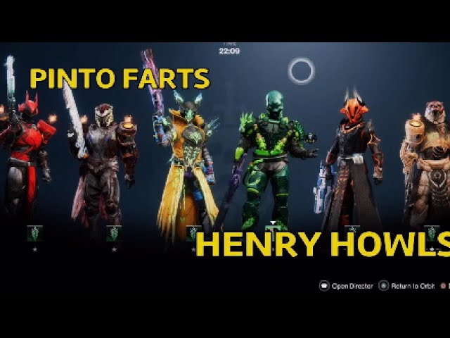 [Destiny 2] Pinto Farts and Henry Howls