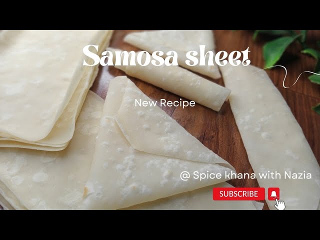 Homemade Samosa and Spring Roll Sheets | Roll and Samosa Patti Recipe @SpicekhanawithNazia