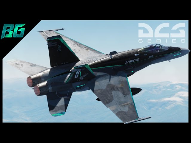 Sick New F-18 "Blu Arrow Force" Livery Reveal | DCS Free For All Month