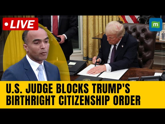 U.S. Federal Judge Block The Birthright Citizenship Act | Trump: Obviously We Will Appeal It | N18G