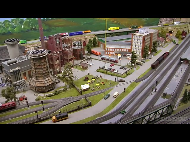 The Biggest Model Railroad Layout in HO Scale with more than 200 Model Trains made by Marklin