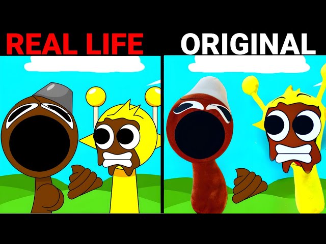 The Best TikTok of Sprunki | 999 STAGE | REAL LIFE vs ORIGINAL