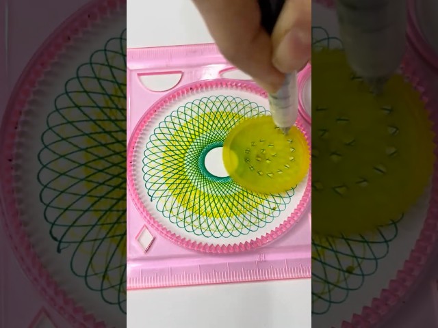 Relaxing Spirograph Patterns with Soothing ASMR | Stress Relief Art #asmrsounds #art #satisfying