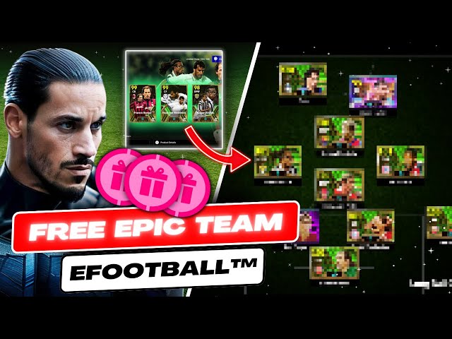 Full FREE EPIC Team in eFootball™ on the 1st Day - Levelings & Ingame Performance Test