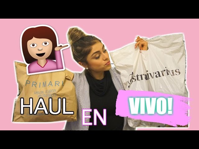 HAUL EN VIVO! (Primark, Stradivarius, H&M)